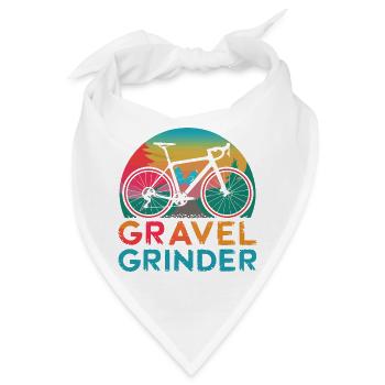 Gravel Grinder Bike Sunset - Bandana - Weiß - Vorne