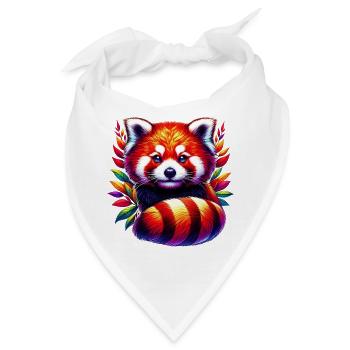 Kleiner Panda - Bandana - Weiß - Vorne