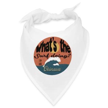 What’s The Surf Doing - Bandana - Weiß - Vorne