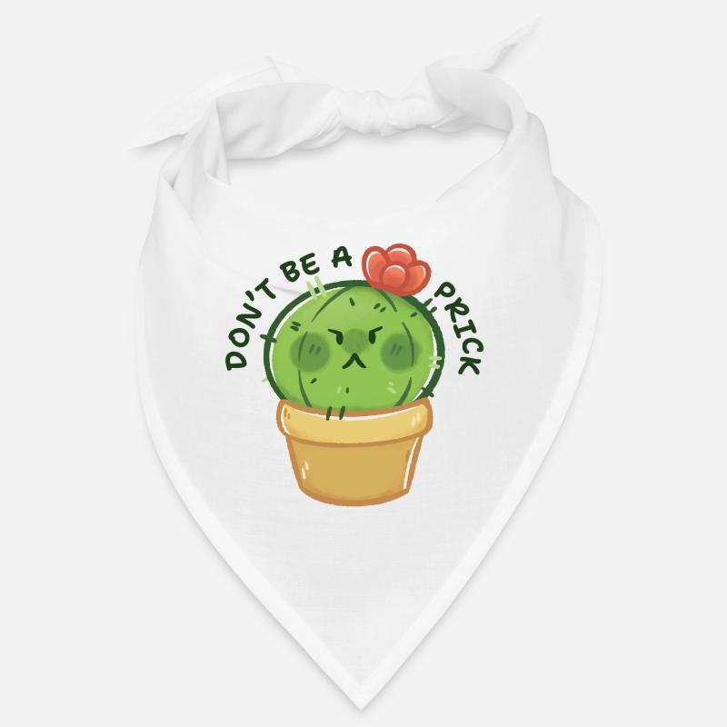 Grumpy Cactus with Message Bandana