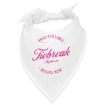 Tennis tiebreak winner shirt - Bandana - Weiß - Vorne