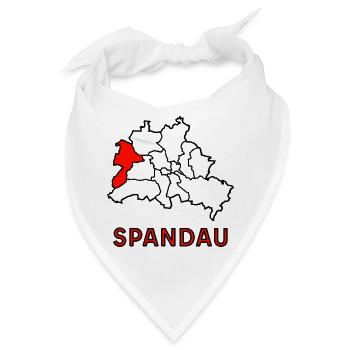 SPANDAU, Stadtteil von Berlin - Bandana - Weiß - Vorne