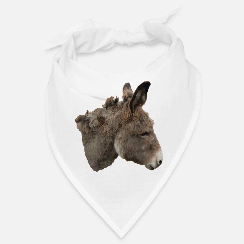 Âne - Bandana - blanc