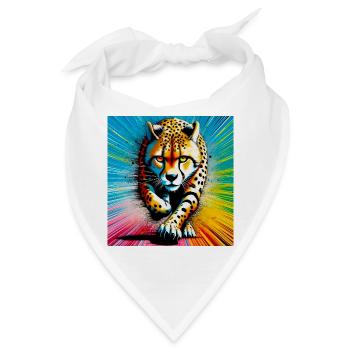 Gepard - Bandana - Weiß - Vorne