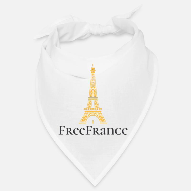 Tour Eiffel Dorée Élégance Design Bandana
