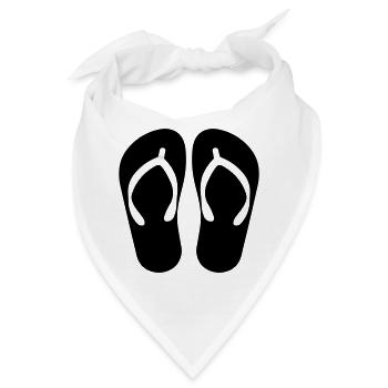 Flip-Flops - Bandana - Weiß - Vorne