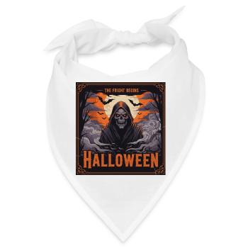 [HD] Halloween-1 - Bandana - Weiß - Vorne