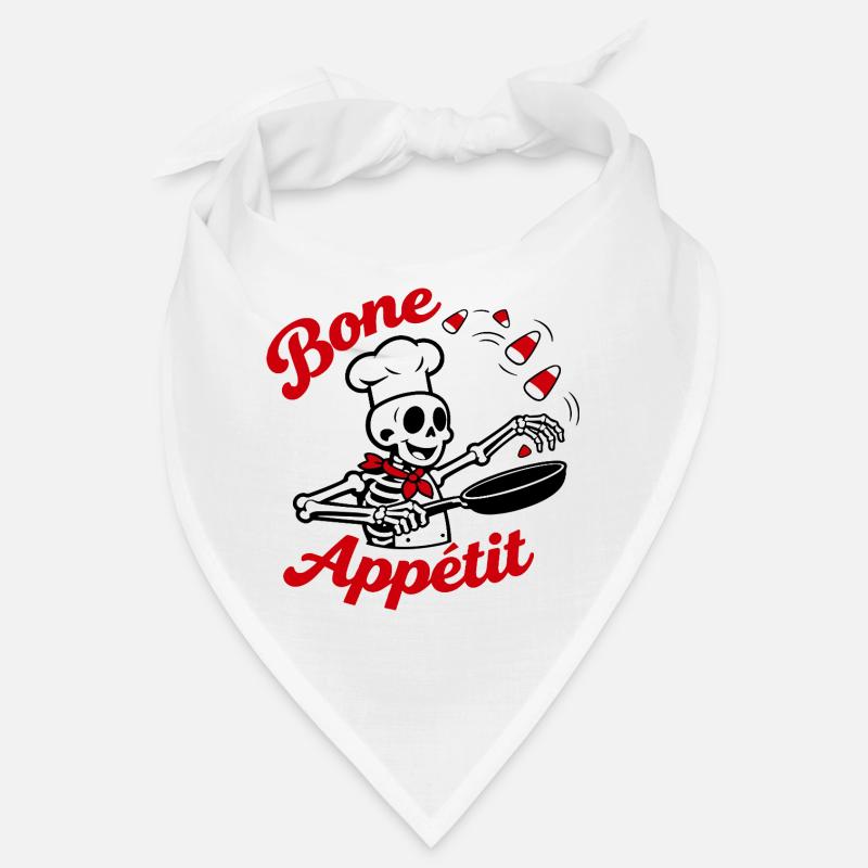 Conception de t-shirt Skull Chef Bandana