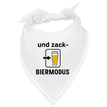 Biermodus Smartphone Design - Bandana - Weiß - Vorne