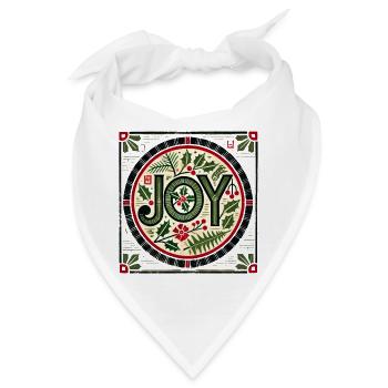 Joy Rondell Stechpalme Kranz - Bandana - Weiß - Vorne