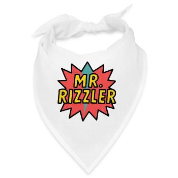 Herr Rizzler - Bandana - Weiß - Vorne