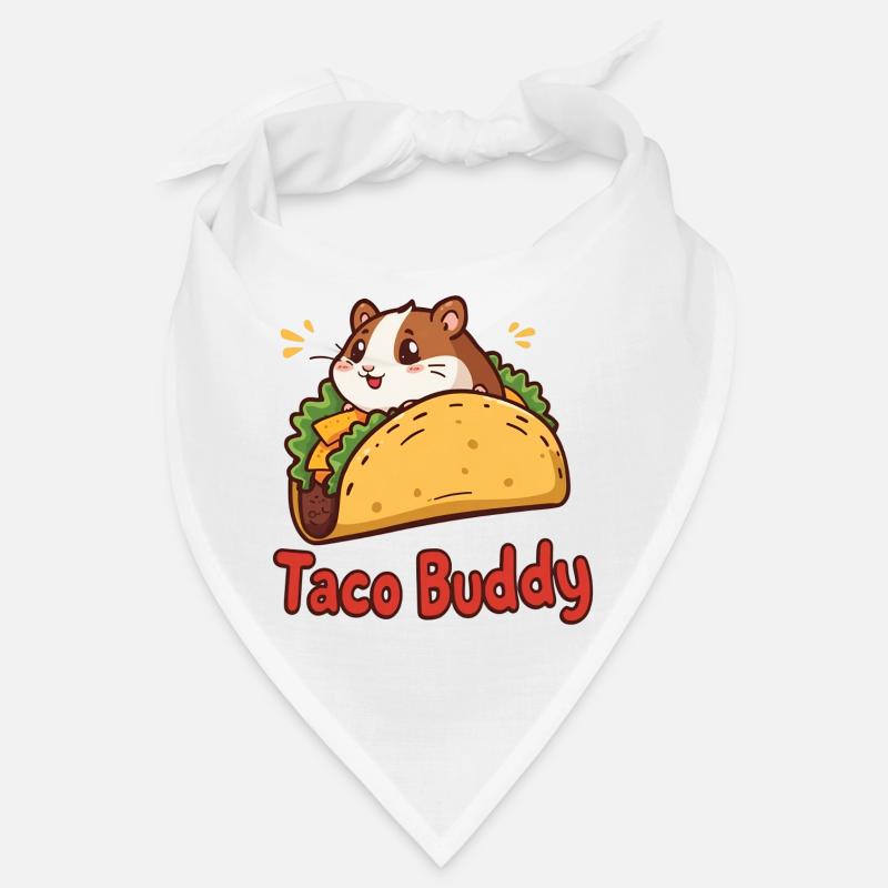 Taco Buddy - Conception de hamster de dessin animé Bandana
