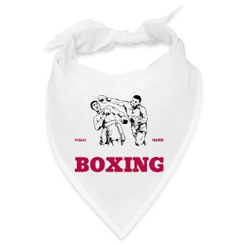 Kampfgeist Boxen Fight Club Berlin - Bandana - Weiß - Vorne