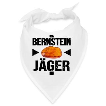 Bernstein Jäger - Für Sammler mit Erfolg - Bandana - Weiß - Vorne