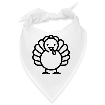 Turkei - Bandana - Weiß - Vorne