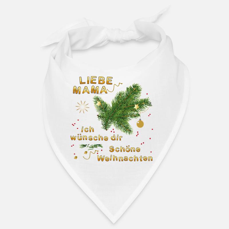 Chère maman, je vous souhaite un joyeux Noël Bandana