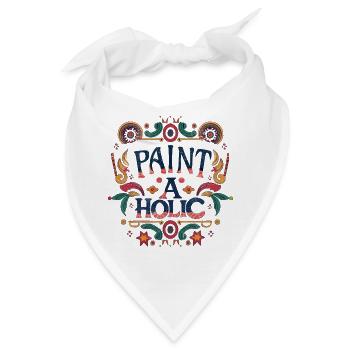 Paint-aholic - Bandana - Weiß - Vorne