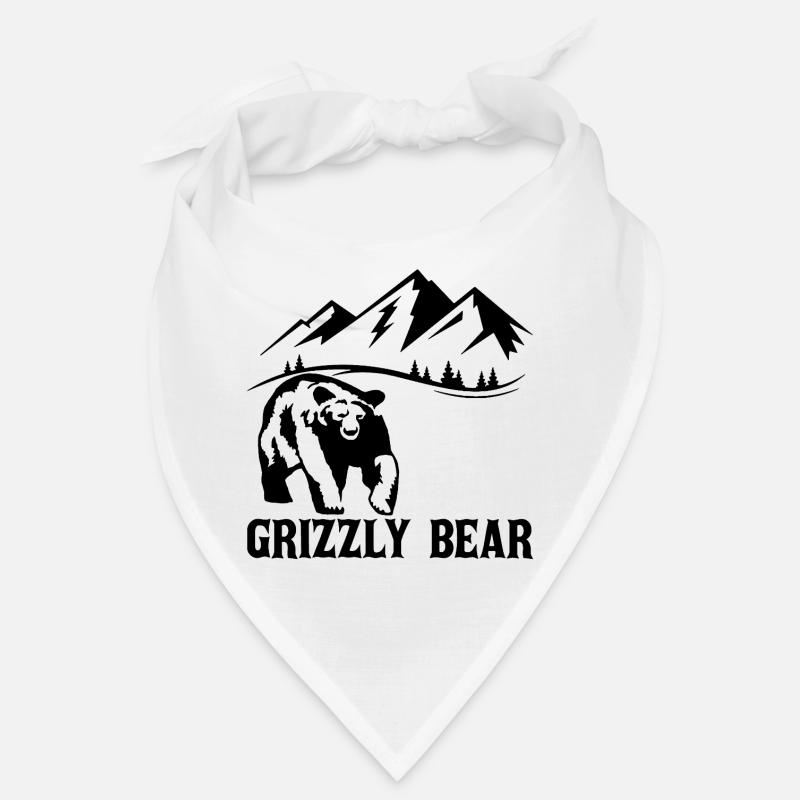 Randonnée avec un ours (noir) Bandana