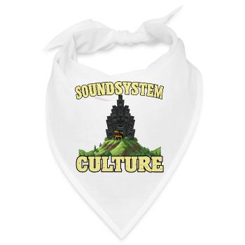 Soundsystem Culture Lion - Bandana - Weiß - Vorne