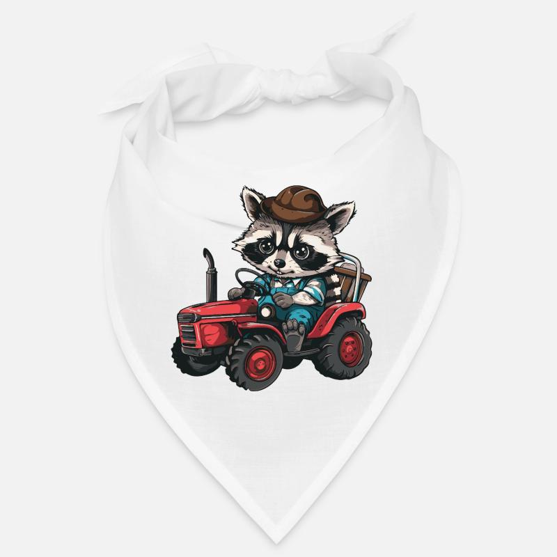 Éleveur de tracteurs à ratons laveurs Bandana