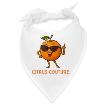 Sonnenorange Couture - Bandana - Weiß - Vorne