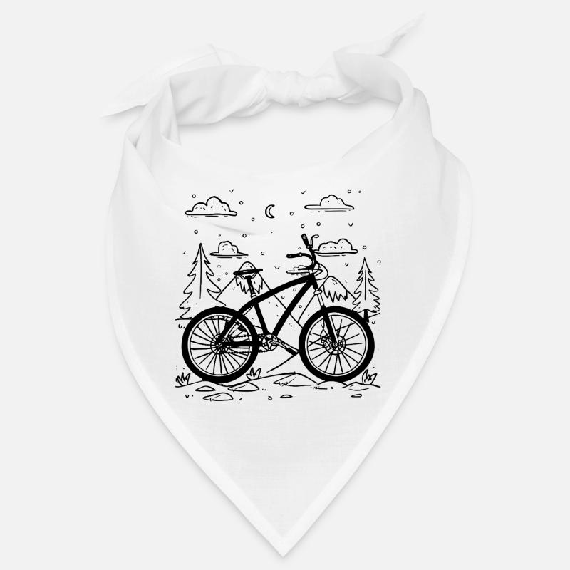 Mountainbiken Comic Stil Bandana