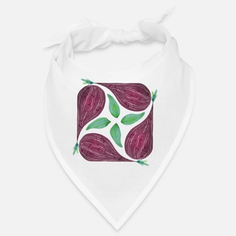 Red Onion Pattern Bandana