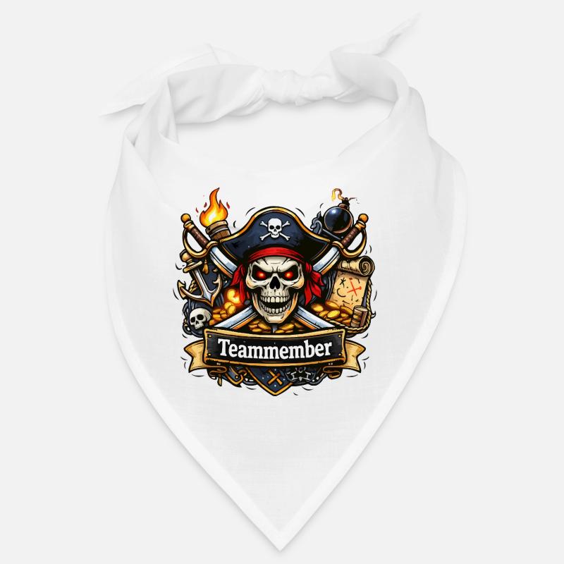 Membres de l’équipe : Conception du crâne de pirate Bandana