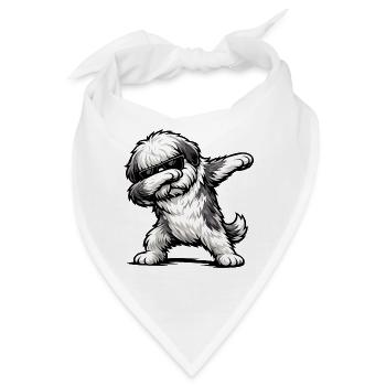 Dabbing Bobtail - Bandana - Weiß - Vorne