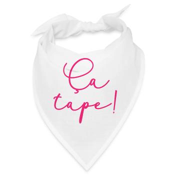 Es trifft – Welche Hitze - Bandana - Weiß - Vorne