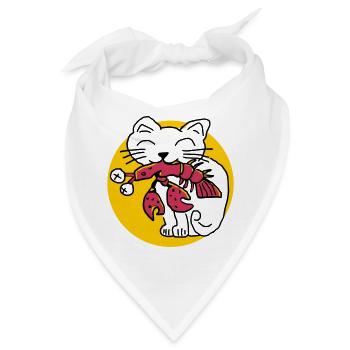 CancerCat - Bandana - Weiß - Vorne