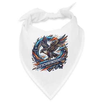 Geschwindigkeit – Ungezähmte Energie - Bandana - Weiß - Vorne