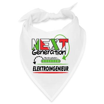 Elektroingenieur Next Generation Beruf Arbeit Mann - Bandana - Weiß - Vorne