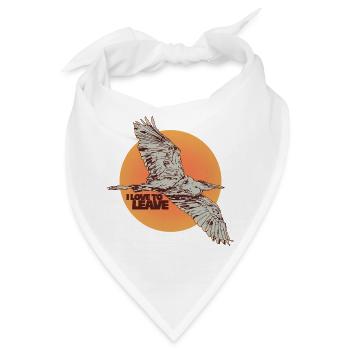 ICH LIEBE ES, ZU GEHEN - Bandana - Weiß - Vorne