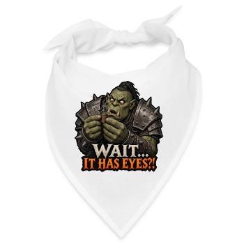 Wait... It Has Eyes?! – Tabletop Ork Miniatur - Bandana - Weiß - Vorne
