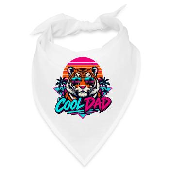 Tiger Retro Sonnenbrillen Dad - Bandana - Weiß - Vorne