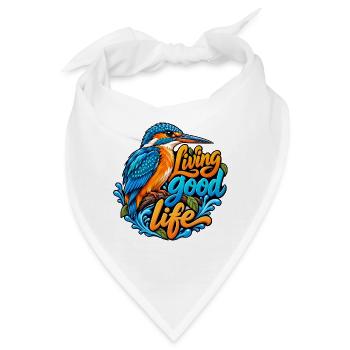 Eisvögel - Bandana - Weiß - Vorne