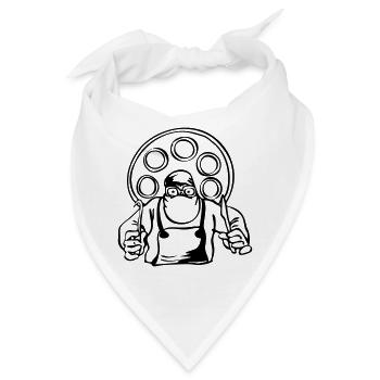 Chirurg - Bandana - Weiß - Vorne