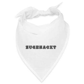 zugehackt tätowiert tattoo - Bandana - Weiß - Vorne