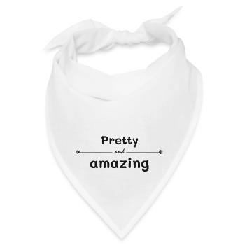 Pretty amazing - Bandana - Weiß - Vorne