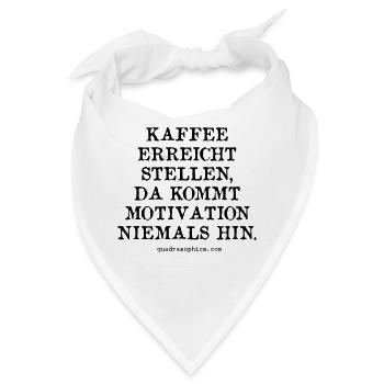 Motivation - Bandana - Weiß - Vorne