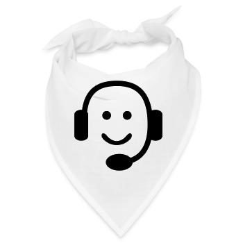 6061912 122553078 Call Center - Bandana - Weiß - Vorne