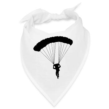Fallschirmspringer - Bandana - Weiß - Vorne
