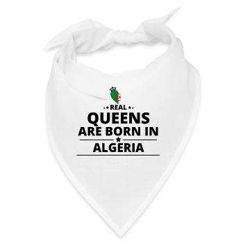 GESCHENK QUEENS LOVE FROM ALGERIA - Bandana - Weiß - Vorne