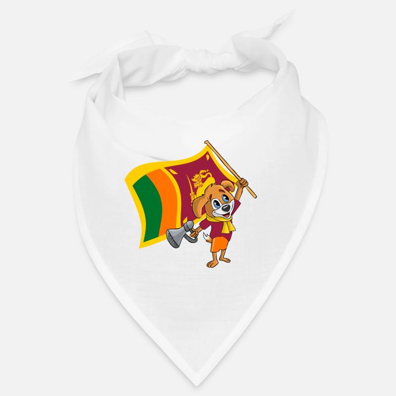 Sri Lanka Fan Hund Bandana