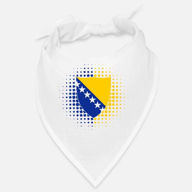 Bosnie - Bandana - blanc