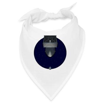 Zeichnung Bombe - Bandana - Weiß - Vorne