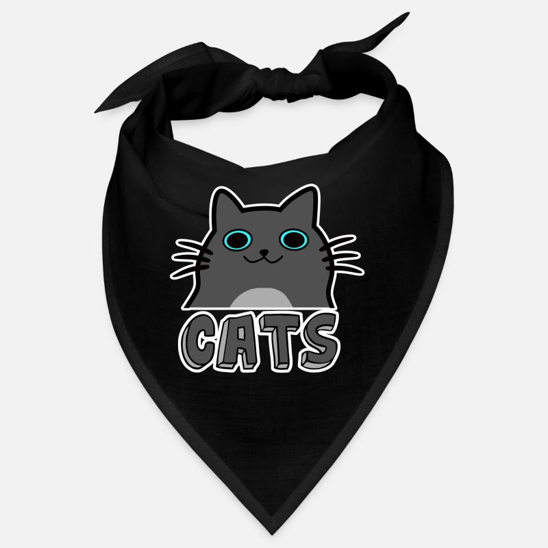 Chats de dessin animé Bandana