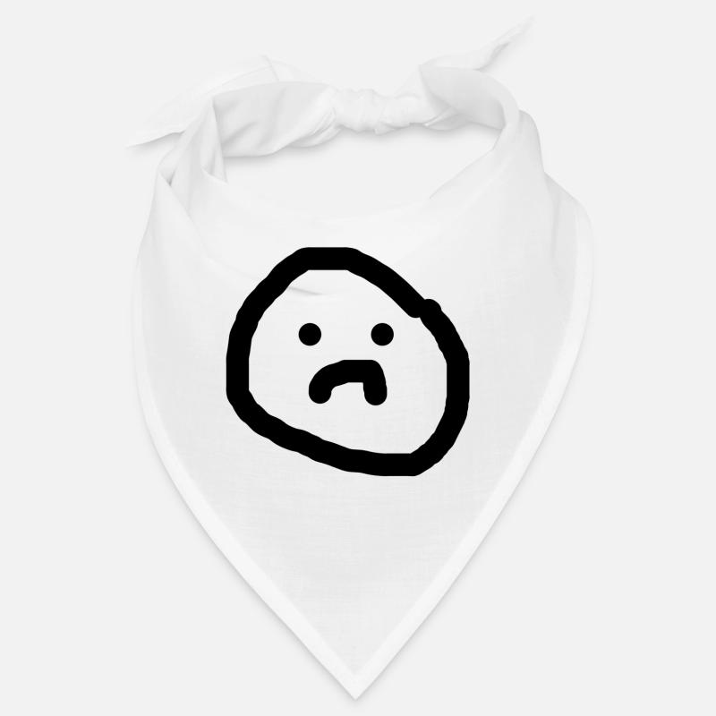 Trauriges Gesicht Bandana