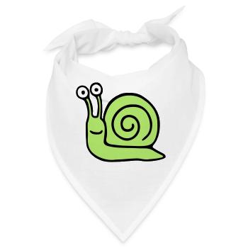 Schnecke 5.3 - Bandana - Weiß - Vorne